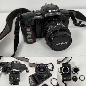 NIKON N5005 35mm SLR FILM CAMERA with AF Nikkor 35-70mm f3.3-4.5 Lens Cap Strap‎